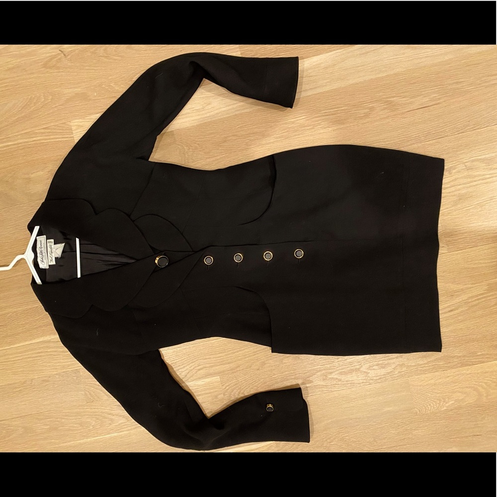 Karl Lagerfeld black dress - vintage - size 42